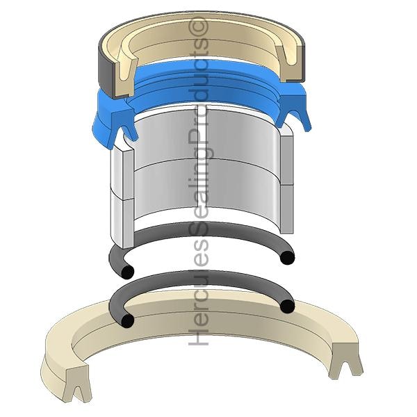 Clark Lift Trucks - After Market Parts Hydraulic Cylinder Repair Kit- 60 mm X 73 mm 1811369 - main